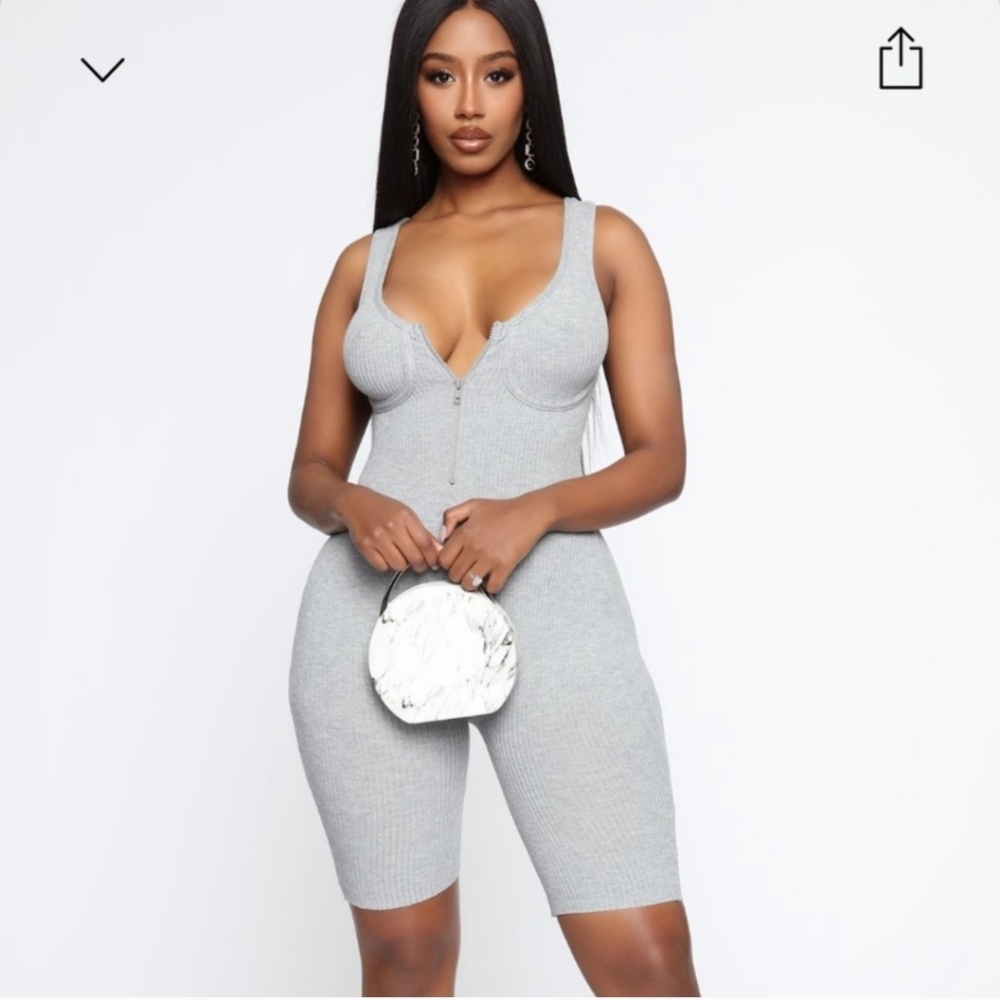 Fashion Nova Comparing You Romper